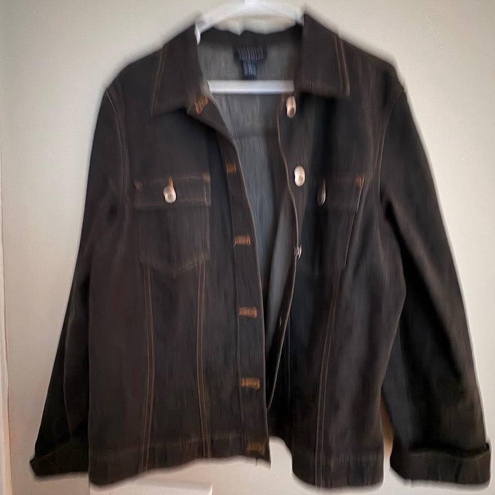 Ann Taylor Dark Denim Jacket